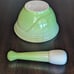 Le Creuset Palm Green Stoneware Mortar and Pestle