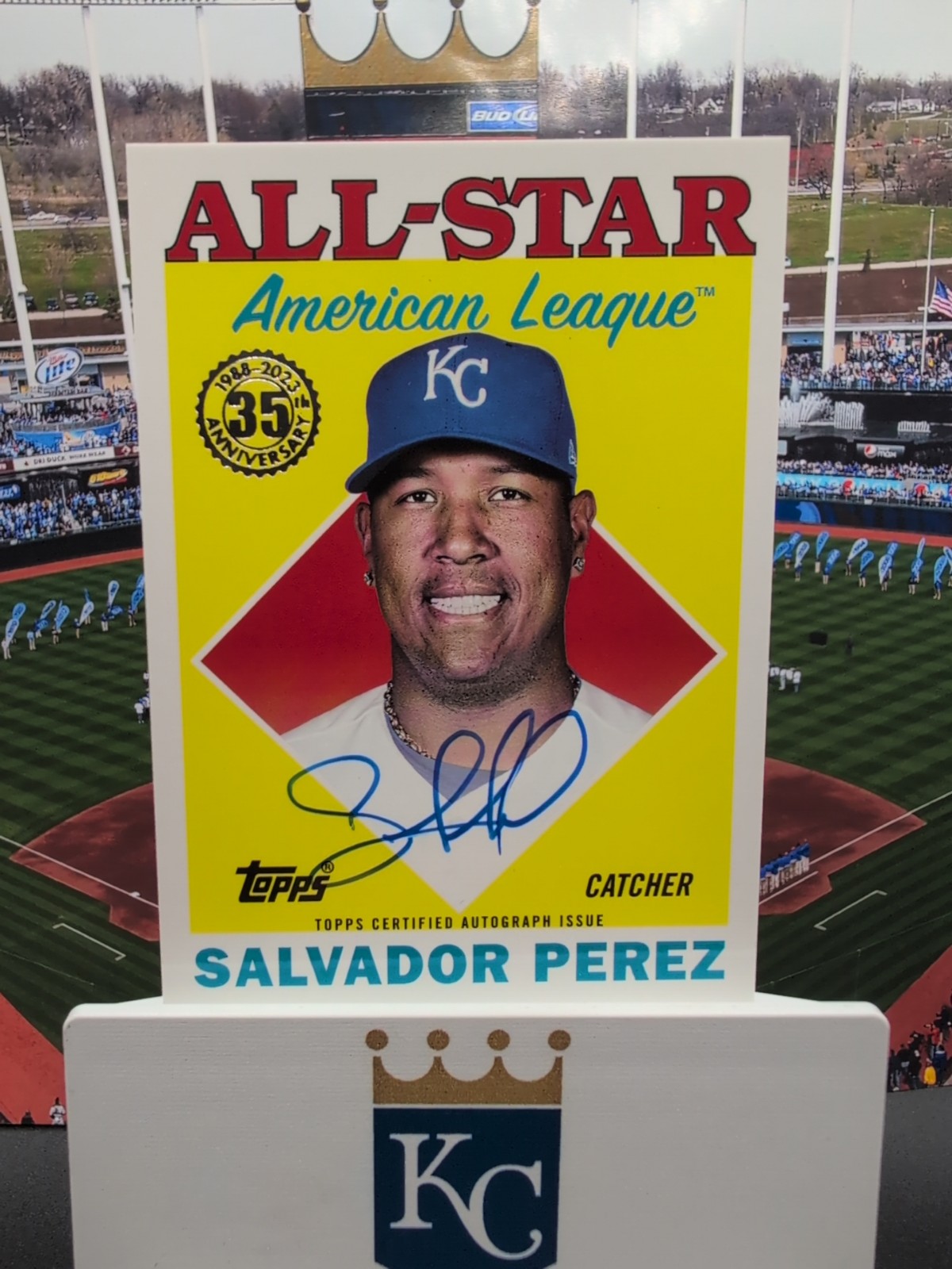 Salvador Perez Auto 2023 Topps Series 2 1988 All-Star