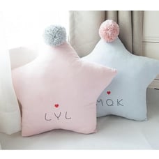 Star pillow cute pink blue