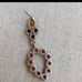 Vintage sterling amber earrings