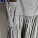 Samant Chauhan Striped w/ Red Accent Tassels Babydoll Dress