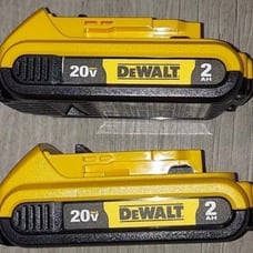 (2) DeWalt 2ah Battery....open box