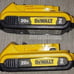 (2) DeWalt 2ah Battery....open box