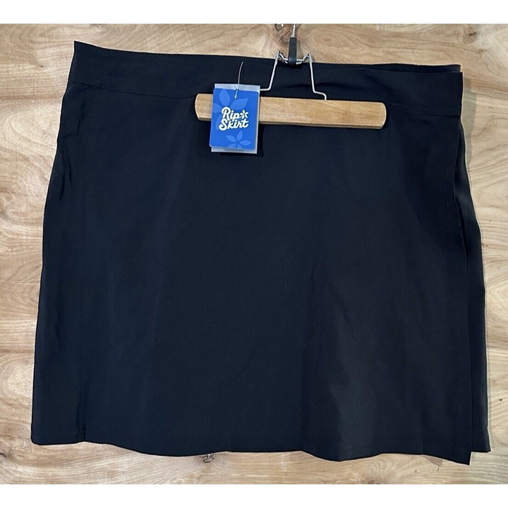 NWT RIP SKIRT Hawaii sz XL Ocean Wrap Swim Cover Skirt tropical Black