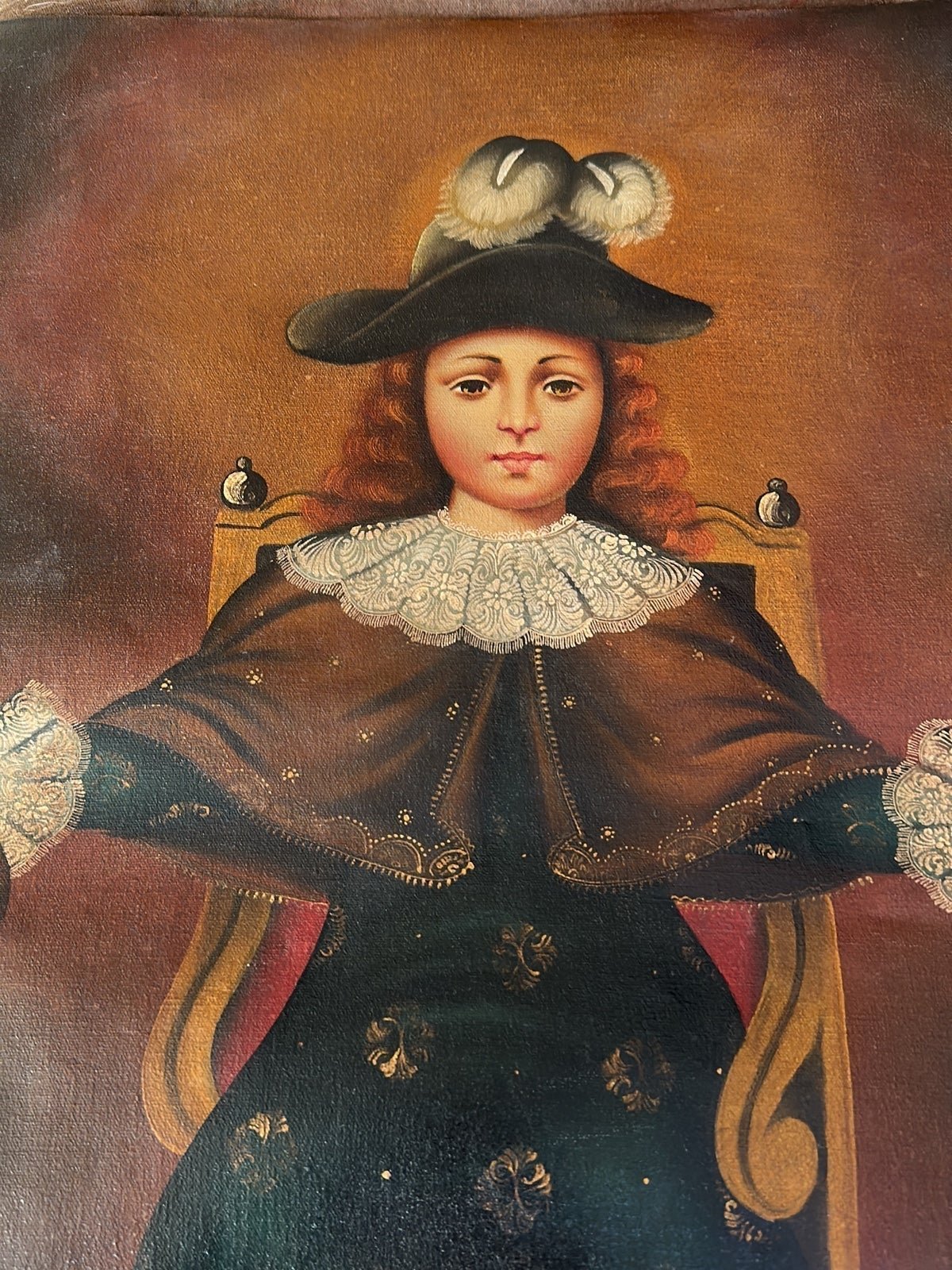 Santo Nino (Christ child) 18x25 Purivian