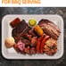 50 Pack 14 Inch Heavy Duty Disposable Food Trays, Extra Large 14 inch