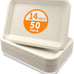 50 Pack 14 Inch Heavy Duty Disposable Food Trays, Extra Large 14 inch
