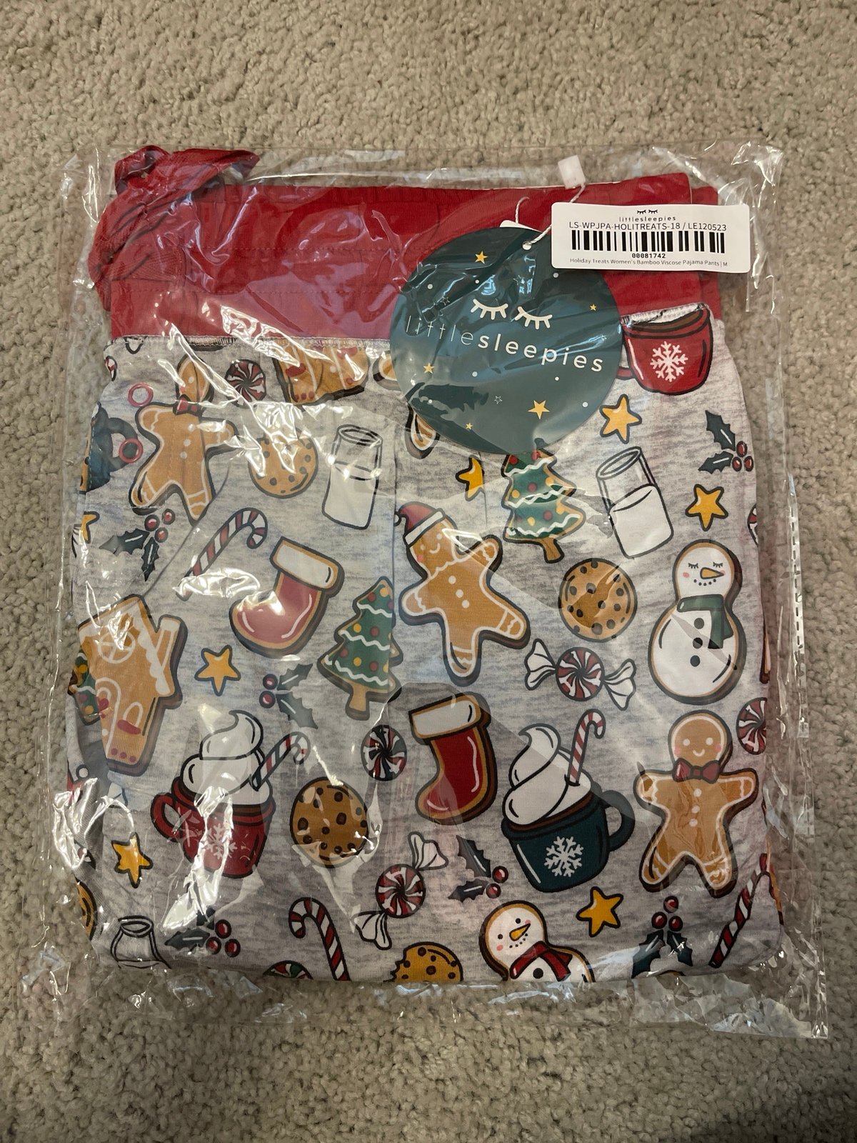 Little Sleepies Holiday Treats Size Medium