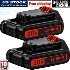 2Pack Replacement For Black&Decker 20v 3.8Ah Lithium ion Battery LBXR2520 LBXR20