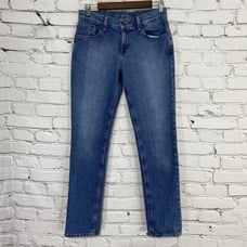 Mott & Bow Boyfriend Jeans Women's Size 27x30 SBOY-Warr Medium Wash Relaxed