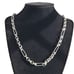 28 Womens 14K White Gold Chain Link Figaro Style Necklace 14 K Silver Jewelry