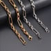 28 Womens 14K White Gold Chain Link Figaro Style Necklace 14 K Silver Jewelry