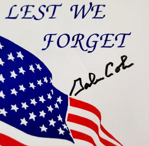 Lest We Forget Signed History Of Maine Veterans 1995 1st Edition PB Military E79