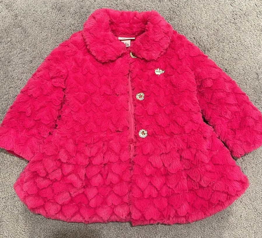 Juicy Couture 3T faux fur jacket