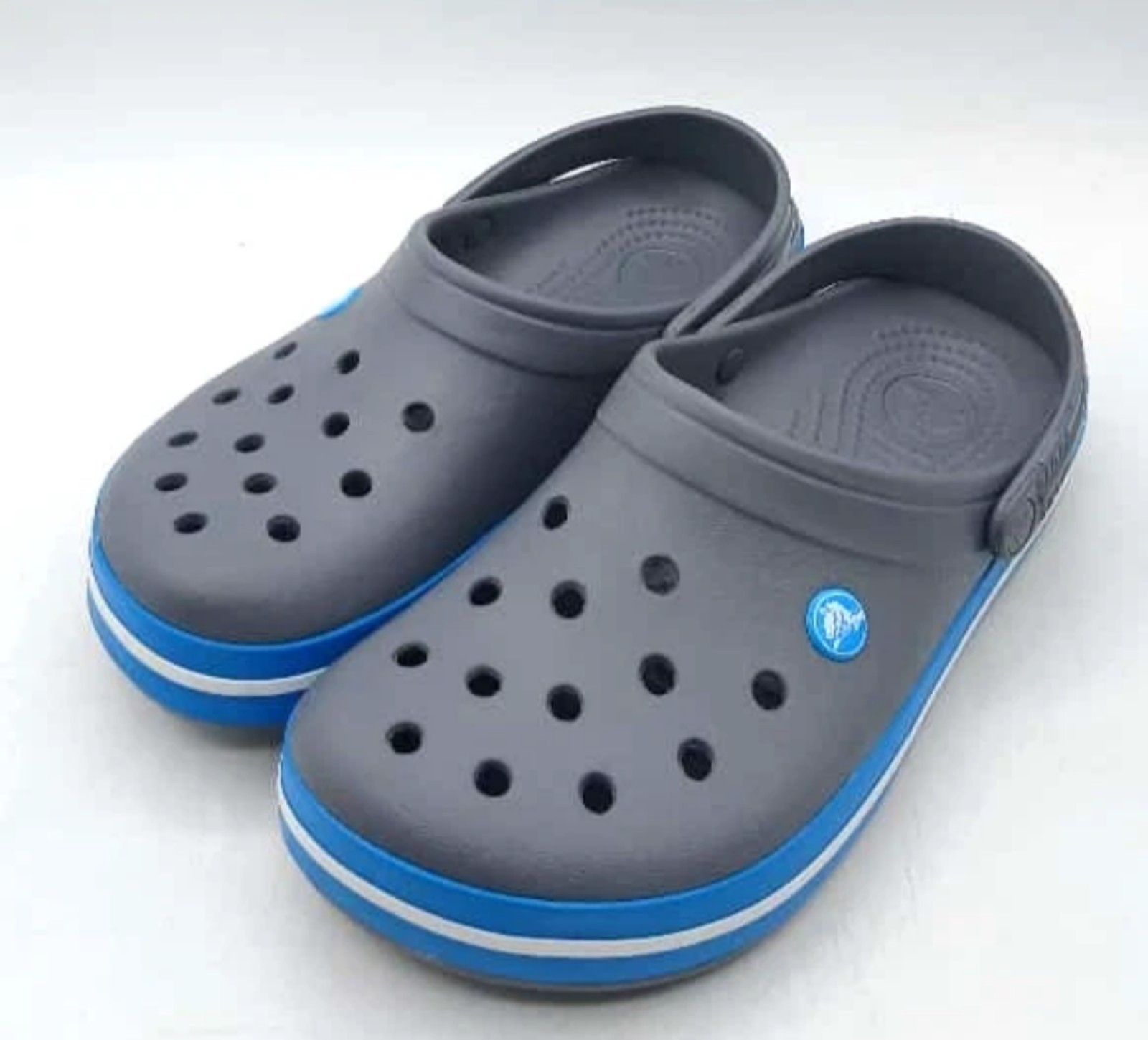 Crocs Crocband Clogs Charcoal Ocean US Women's Size 10