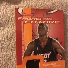 Dwyane wade jersey card