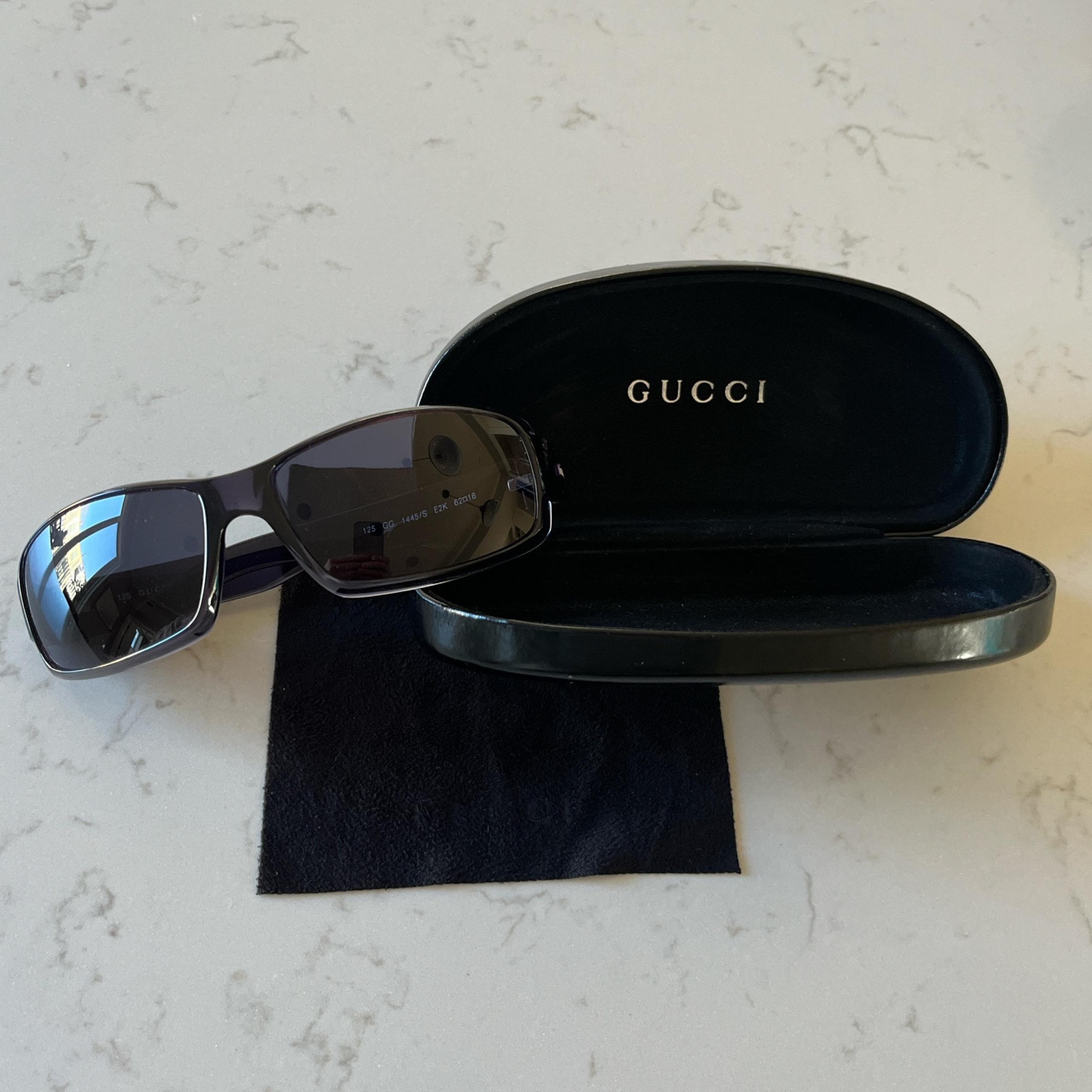 Gucci Wrap Sunglasses 1445/S E2K with Original Case & Dust Cloth