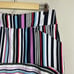 Tail Skort Women's Sz M Striped White Black Pink Flouce Hem Skirt Pockets