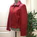 Siena Studio Women’s Leather Quilted Long Sleeve Jacket, Red, Medium, Pre-Owned