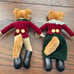 Vintage Hanford's Fox English Riding Plush Equestrian Decor Shelf Sitter Pair