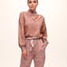 n:Philanthropy Twist sweater pink animal print cut-out NEW