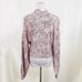 n:Philanthropy Twist sweater pink animal print cut-out NEW