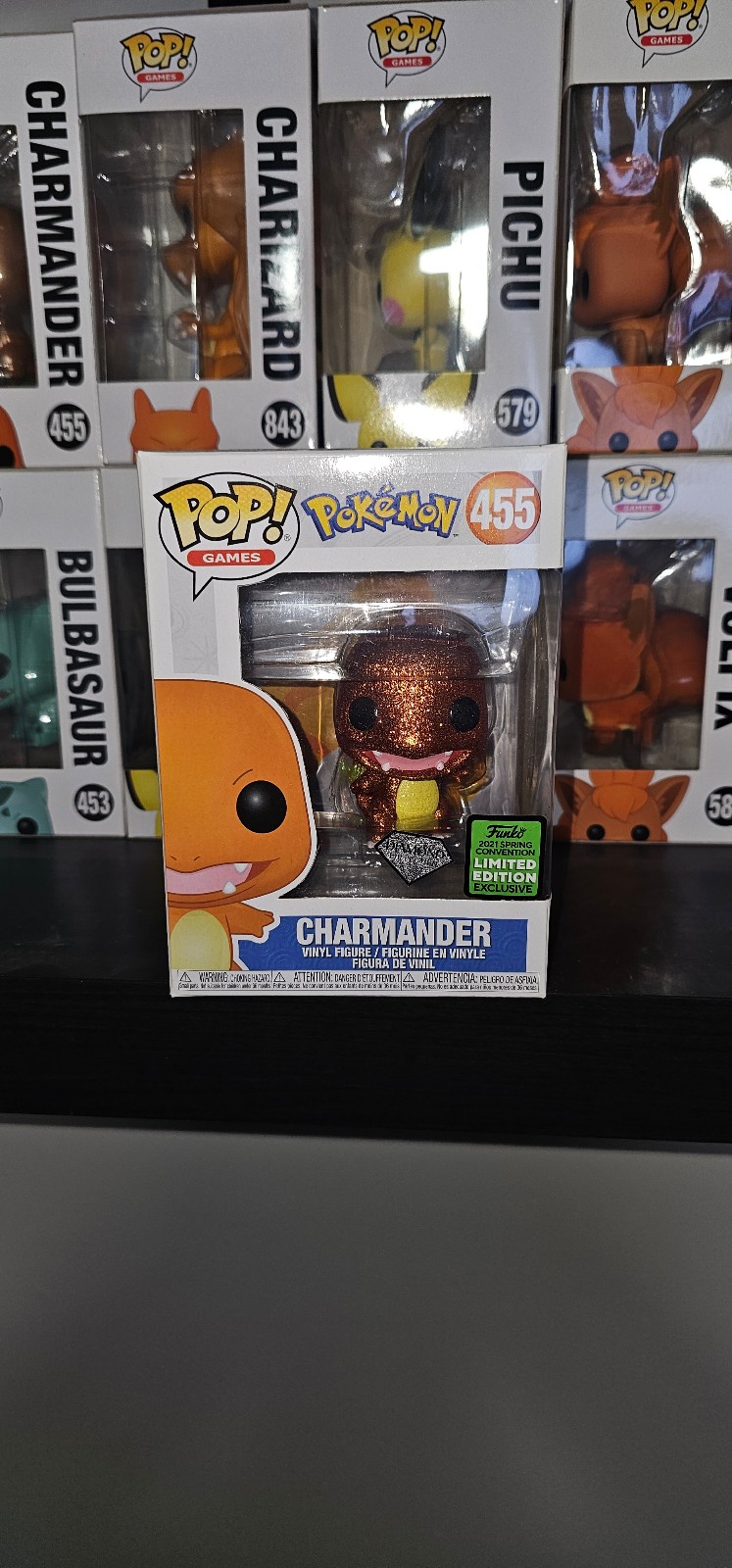 2021 ECCC Shared Diamond Exclusive Charmander Funko! Pop