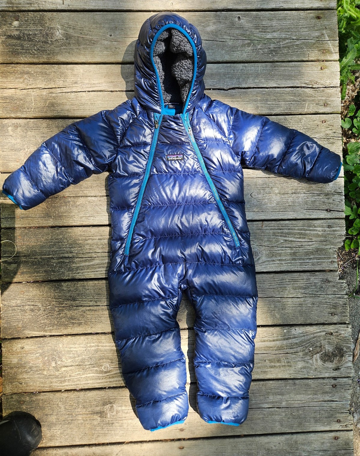 Patagonia toddler Hi-Loft Down Bunting, 18-24 months