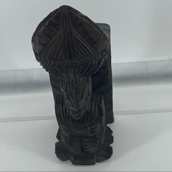 African Carved Wood Tribal Statue