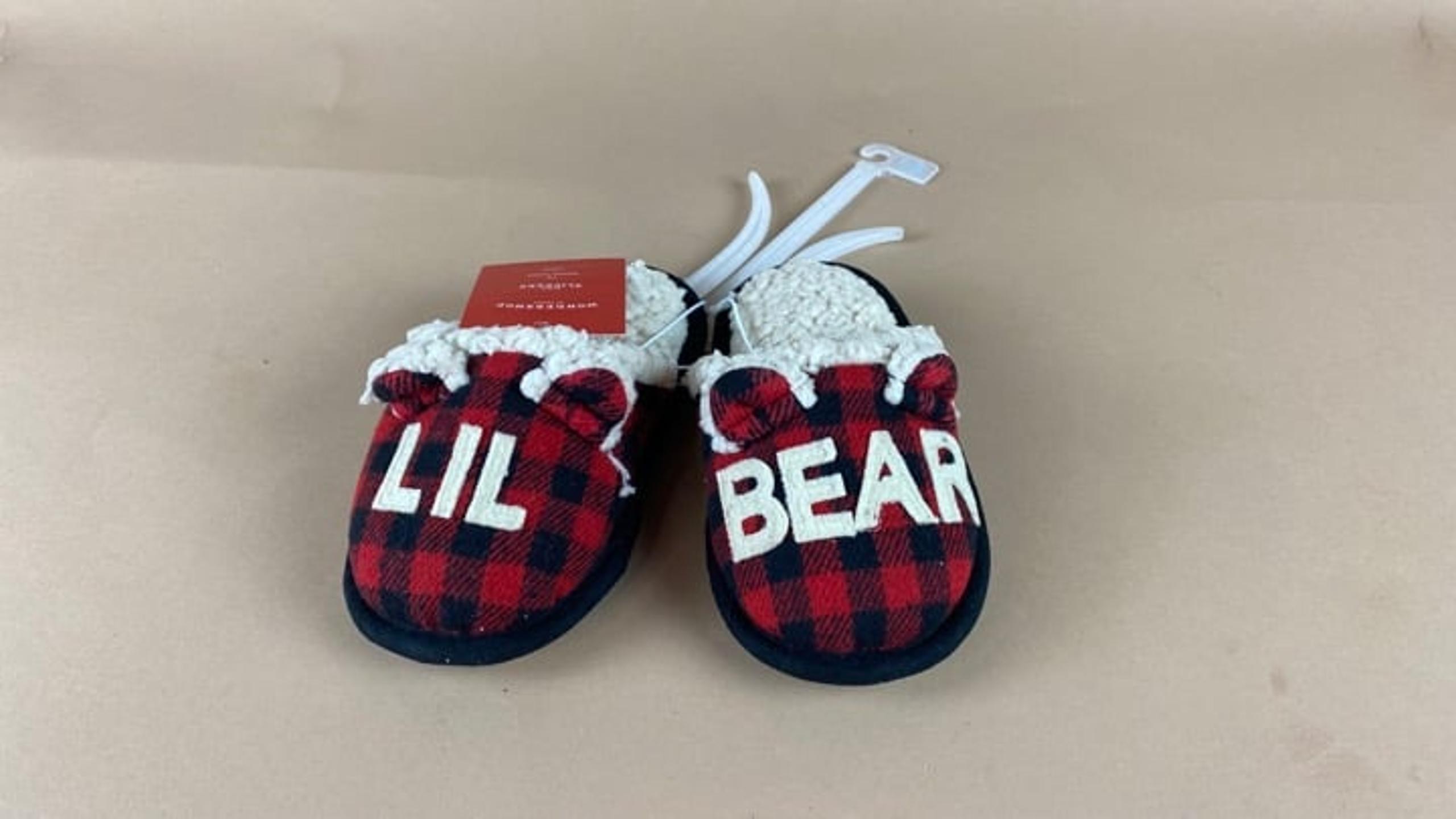 Dearfoams Baby Bear Slippers