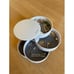 New 5-Layer Rotating Jewelry Storage Box with Lid for Rings & Bracelets - White