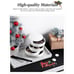 New 5-Layer Rotating Jewelry Storage Box with Lid for Rings & Bracelets - White