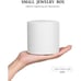 New 5-Layer Rotating Jewelry Storage Box with Lid for Rings & Bracelets - White