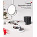 New 5-Layer Rotating Jewelry Storage Box with Lid for Rings & Bracelets - White