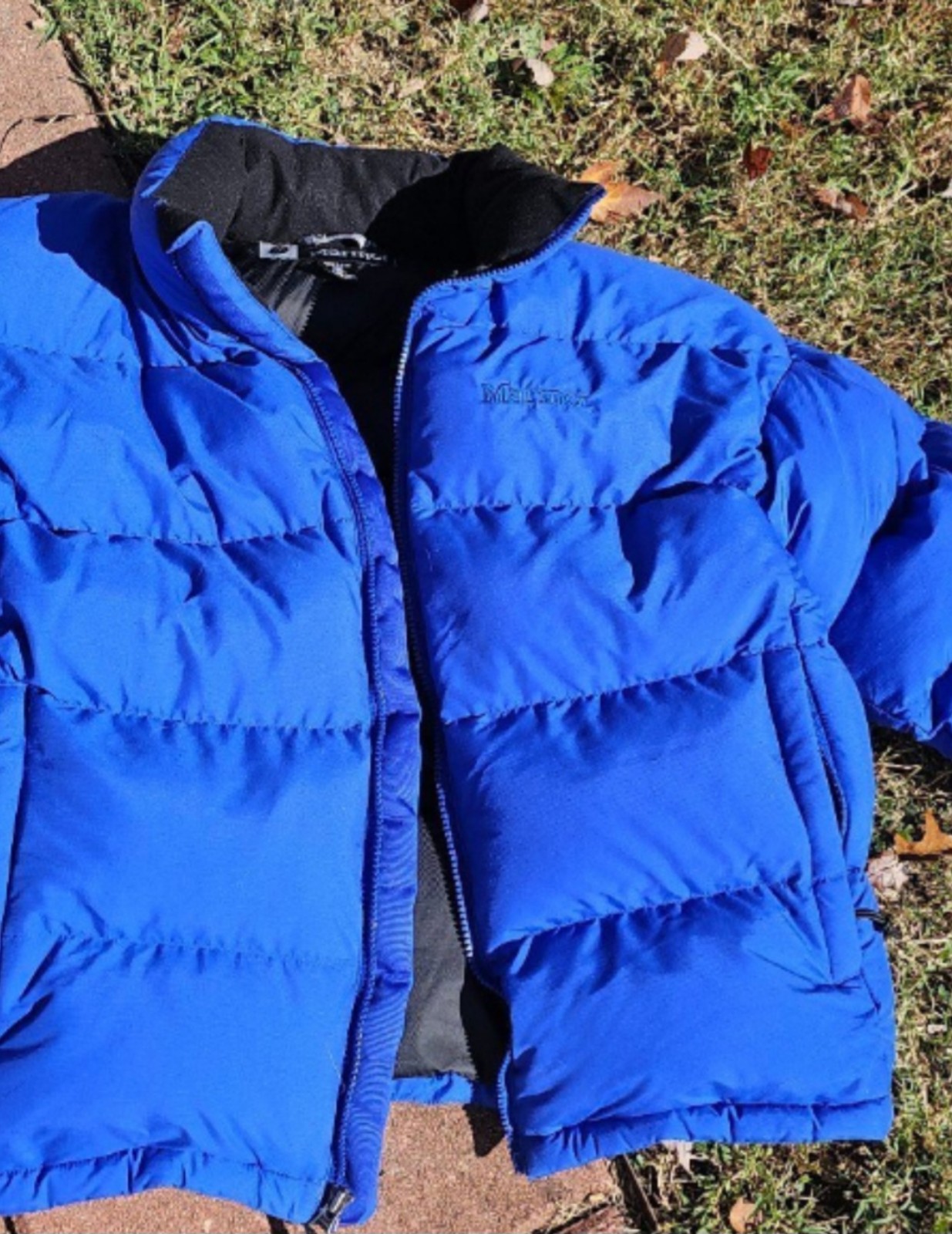 MARMOT GOOSE DOWN PUFFER bomber style MENS MEDIUM