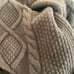 Aritzia Sunday Best Lamora Brown Button Front Relaxed Cable Knit Sweater Size S