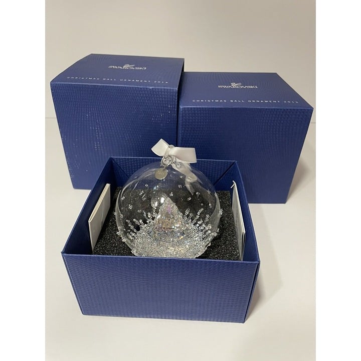 Swarovski Crystal Annual Ball Ornament 2013 Tree Christmas Holiday 5004498