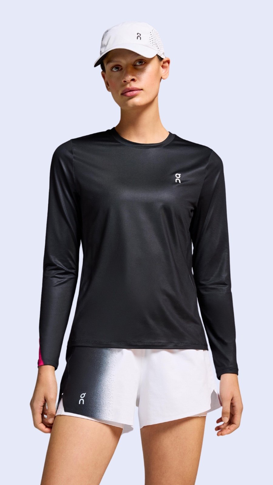 Women's Oncloud Court Long-T Size S in Black New fullsize Long-Sleeved Staple