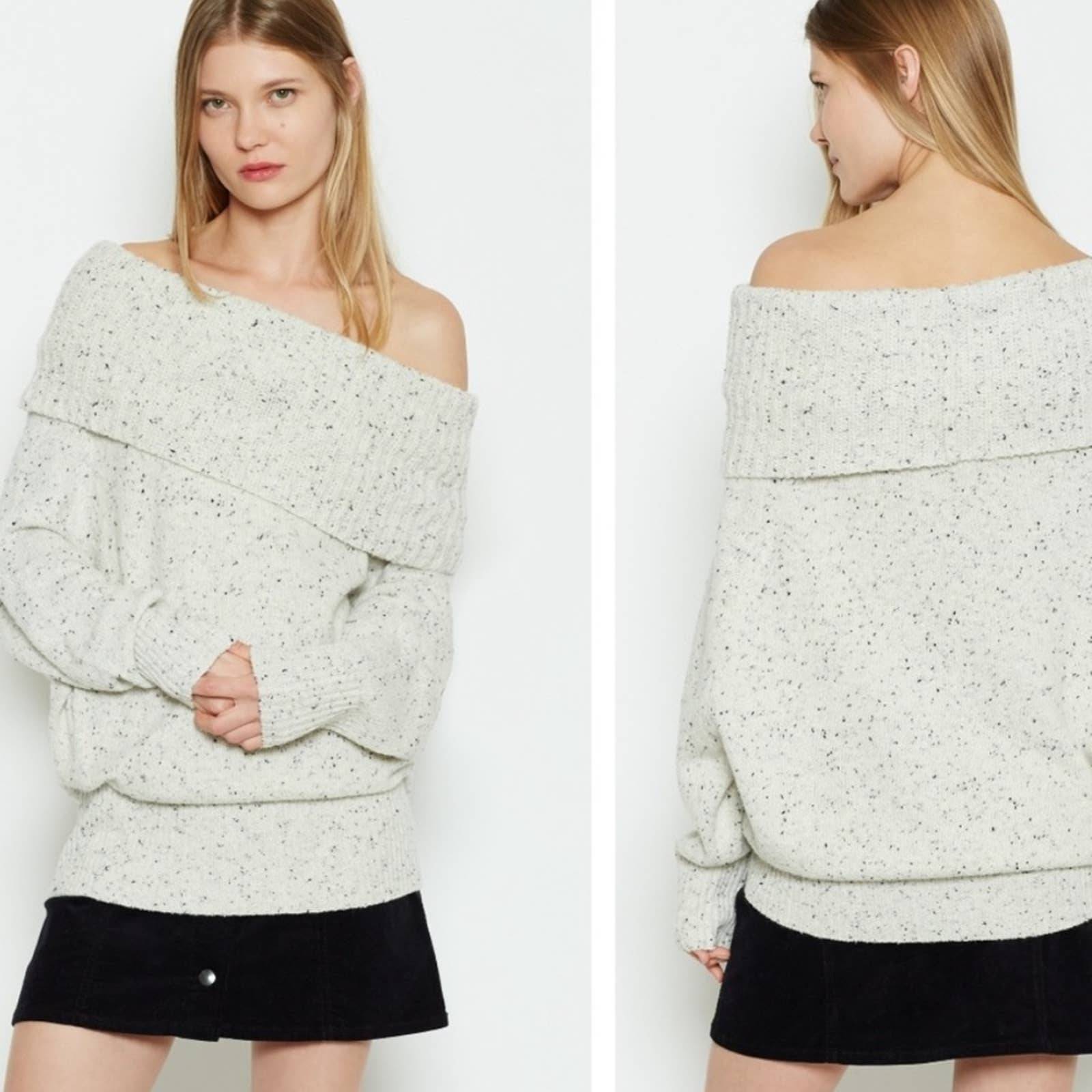JOIE Femie Sweater Porcelain Tweed XS