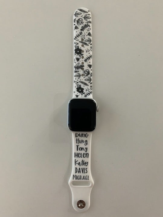 Floral Pattern - Apple Watch Bands