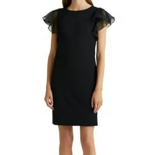 NWT Lauren Ralph Lauren Women's Black Dress Size 0 (MSRP135)