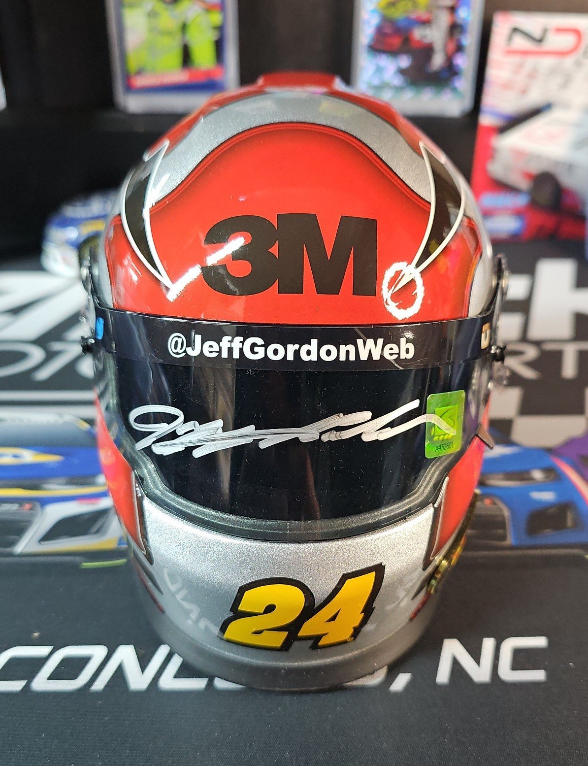 Jeff Gordon 3M Autographed Mini Helmet