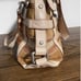 Fossil tan suede satchel