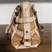 Fossil tan suede satchel