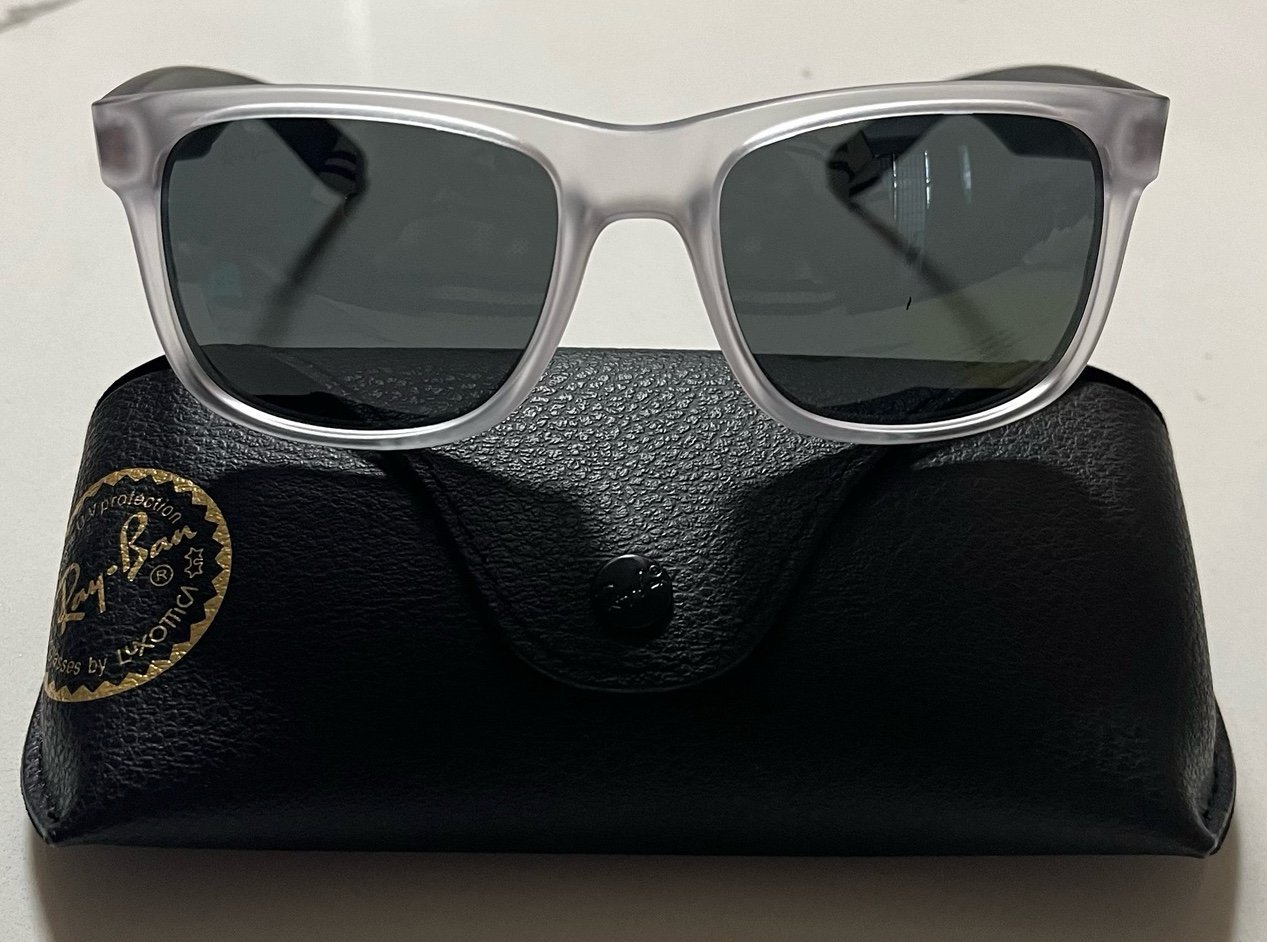 RAY-BAN sunglasses - black/clear / RB1465 JUSTIN 6512/87 / 51-16-145