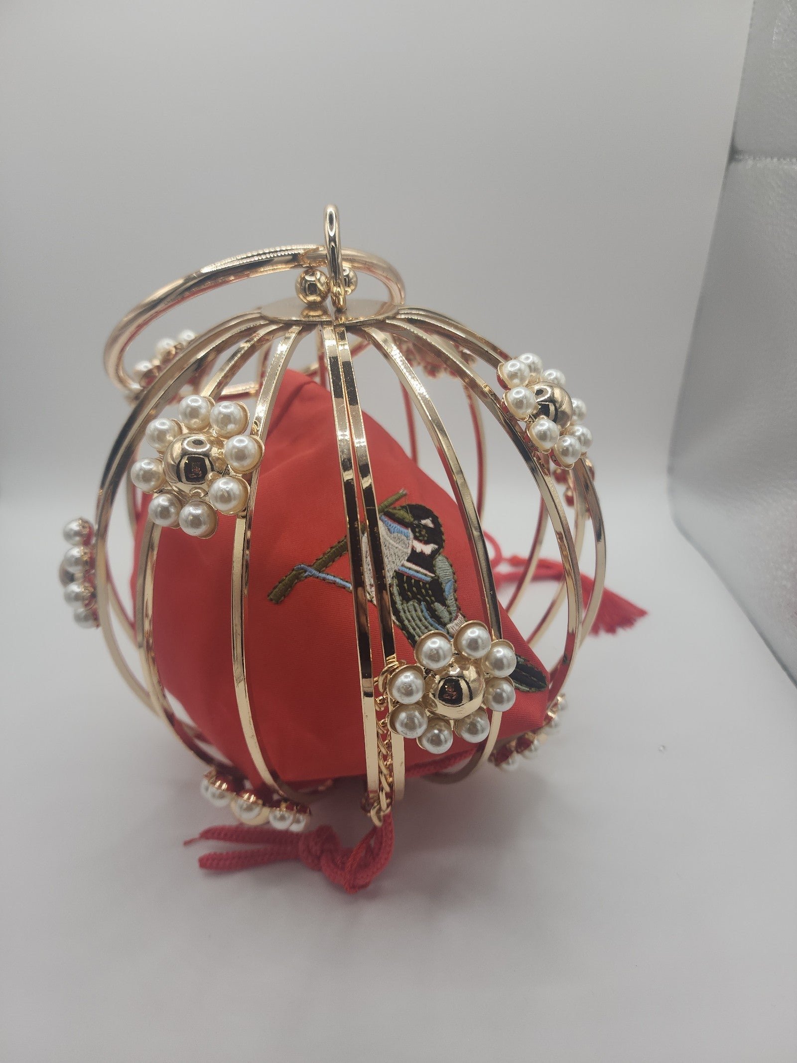 Vintage BIRD CAGE PURSE