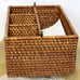 NEW SLAH Southern Living Abingdon Rattan Caddy #41032 Multi-purpose Party Table