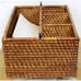 NEW SLAH Southern Living Abingdon Rattan Caddy #41032 Multi-purpose Party Table