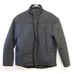 Banana Republic Mens Jacket Small Wool Blend Peacoat Zip Button Gray Bomber Y2K