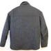 Banana Republic Mens Jacket Small Wool Blend Peacoat Zip Button Gray Bomber Y2K